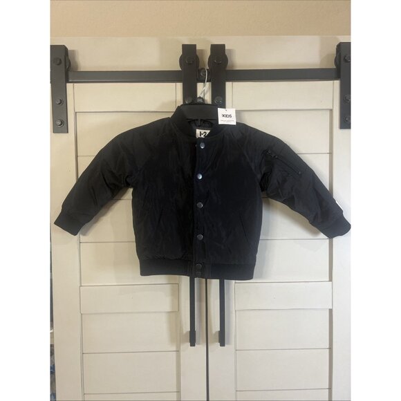 COKs Other - Cotton On Kids Black Unisex Bomber Style Puffy Jacket - Size 1-2Yrs